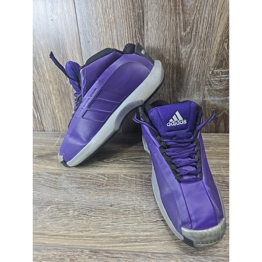 Adidas Crazy‎ 1 'Regal Purple' Lakers Home Basketball Shoes Kobe Size 8.5